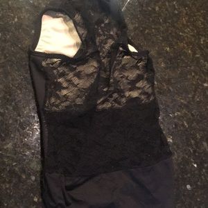 Natalie Dancewear Other - Natalie Leotard Black Small Zipper Lace Back Natalie Dancewear Other - Natalie Leotard Black Small Zipper Lace Back